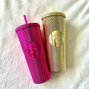 ✨Starbucks Holiday 2022 Pink & Gold Tumbler Bundle✨​